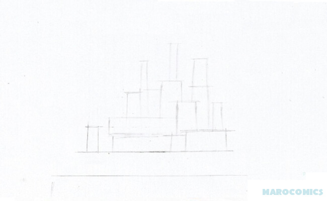 How to draw sindibad castle
